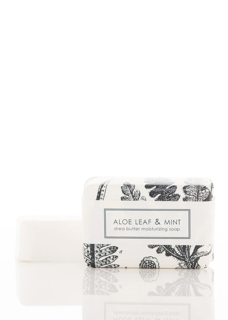 Shea Butter Soap- Aloe Leaf & Mint Bath Bar
