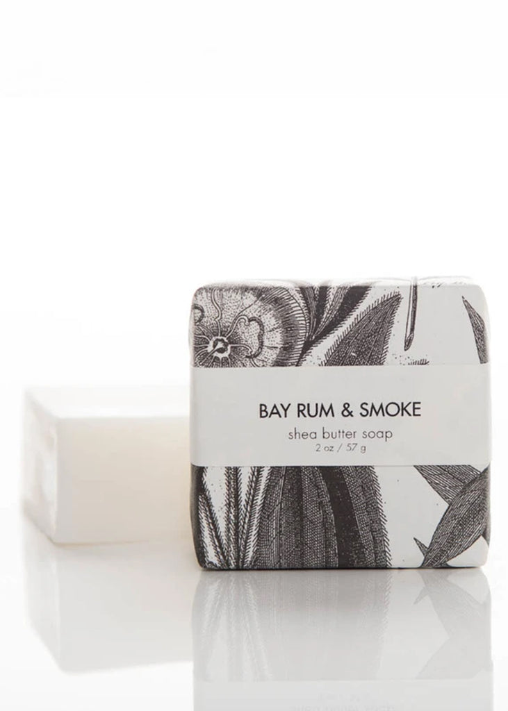 Shea Butter Soap- Bay Rum & Smoke Guest Bar