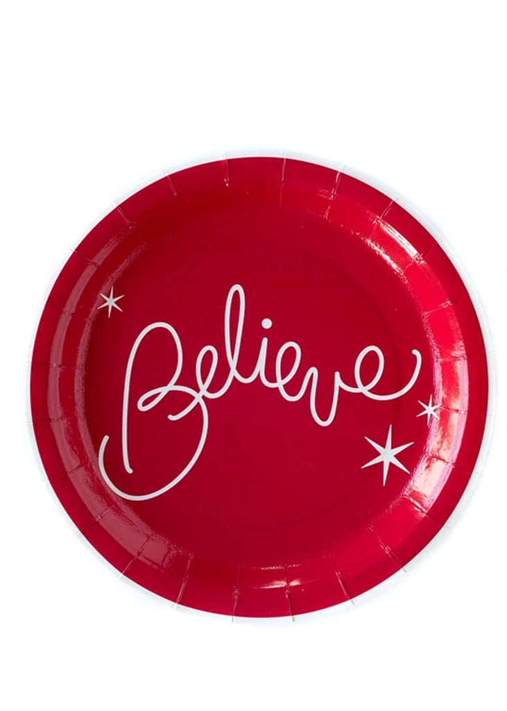 Believe Plates 9"