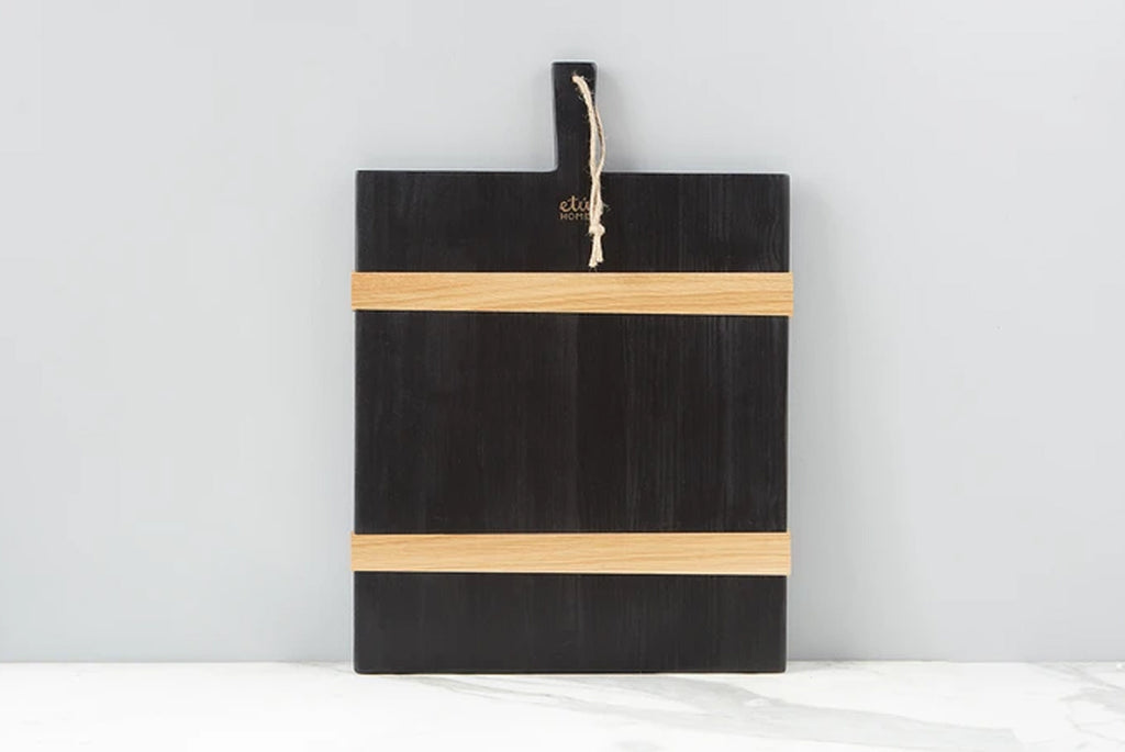 Black Rectangle Mod Charcuterie Board, Medium